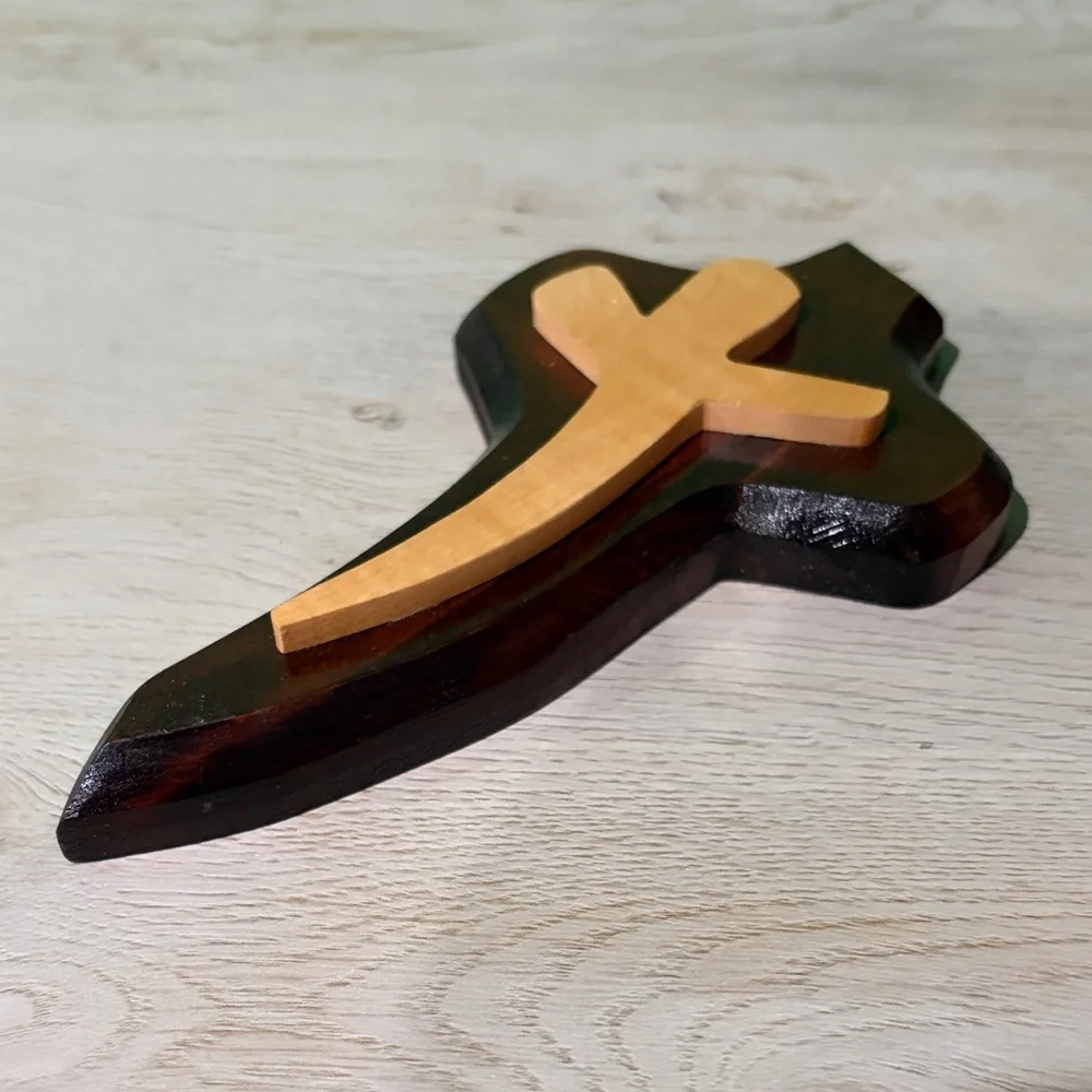 Wooden Cross Wall Decor